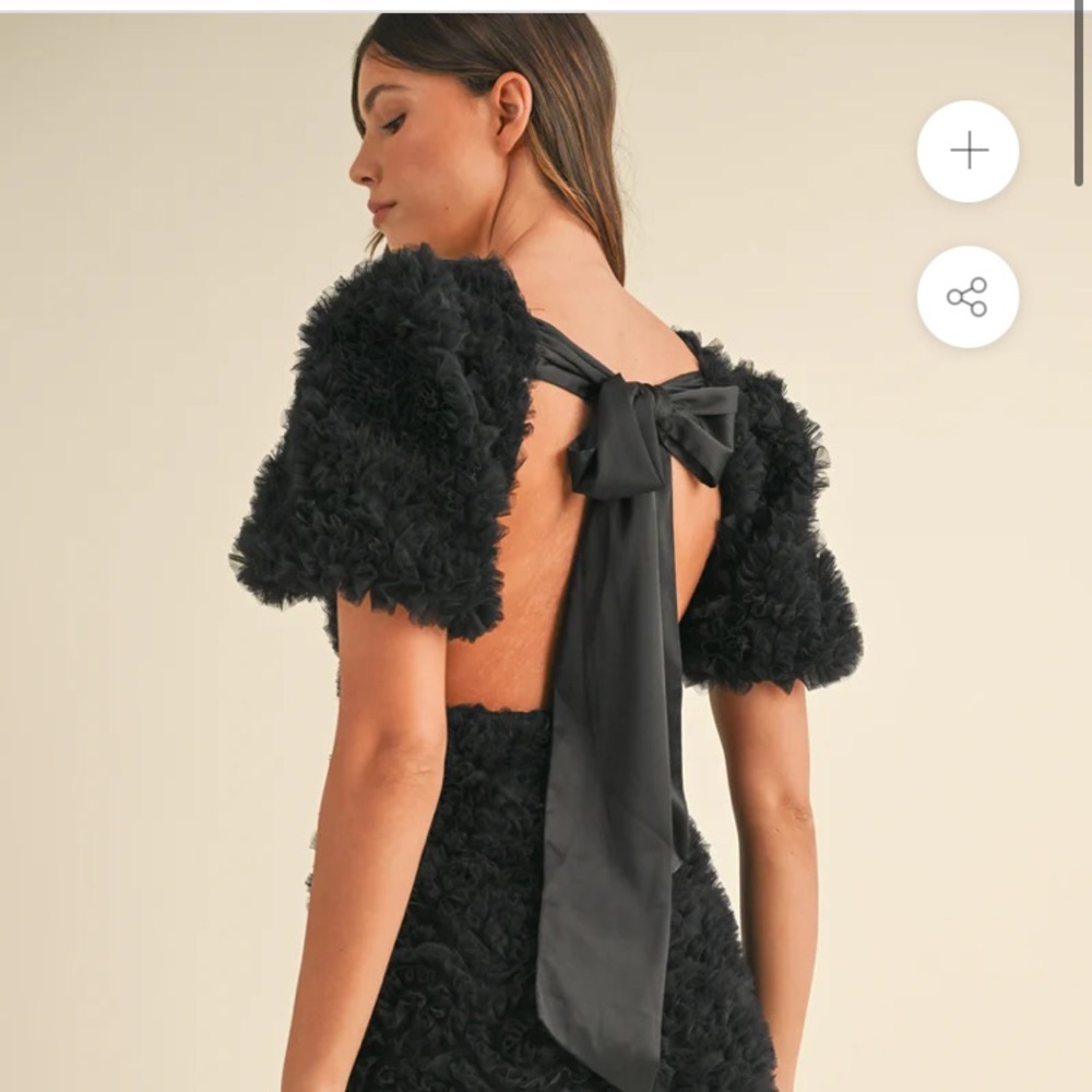 Mable Mini Dress: Small REVERIE TEXTURED FLORAL